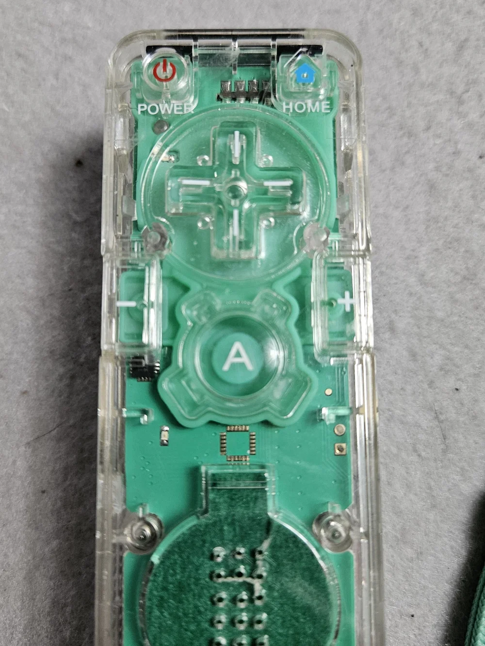 PDP Afterglow Transparent Green Wii Remote Controller